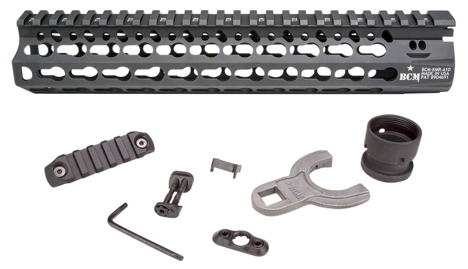 BCM KMR-A10-556-BK   KMOD RAIL ALPHA 10        BLK