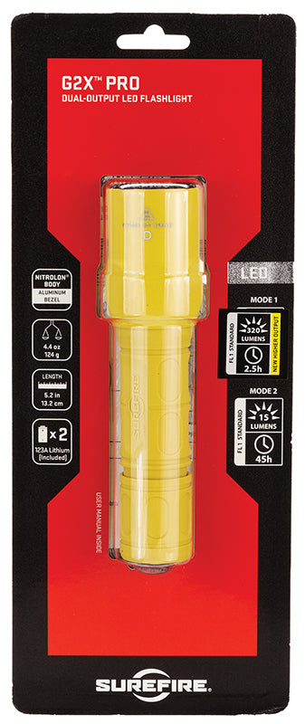 SF G2X-D-YL    G2X PRO LED 15/600 LUMENS YELLOW