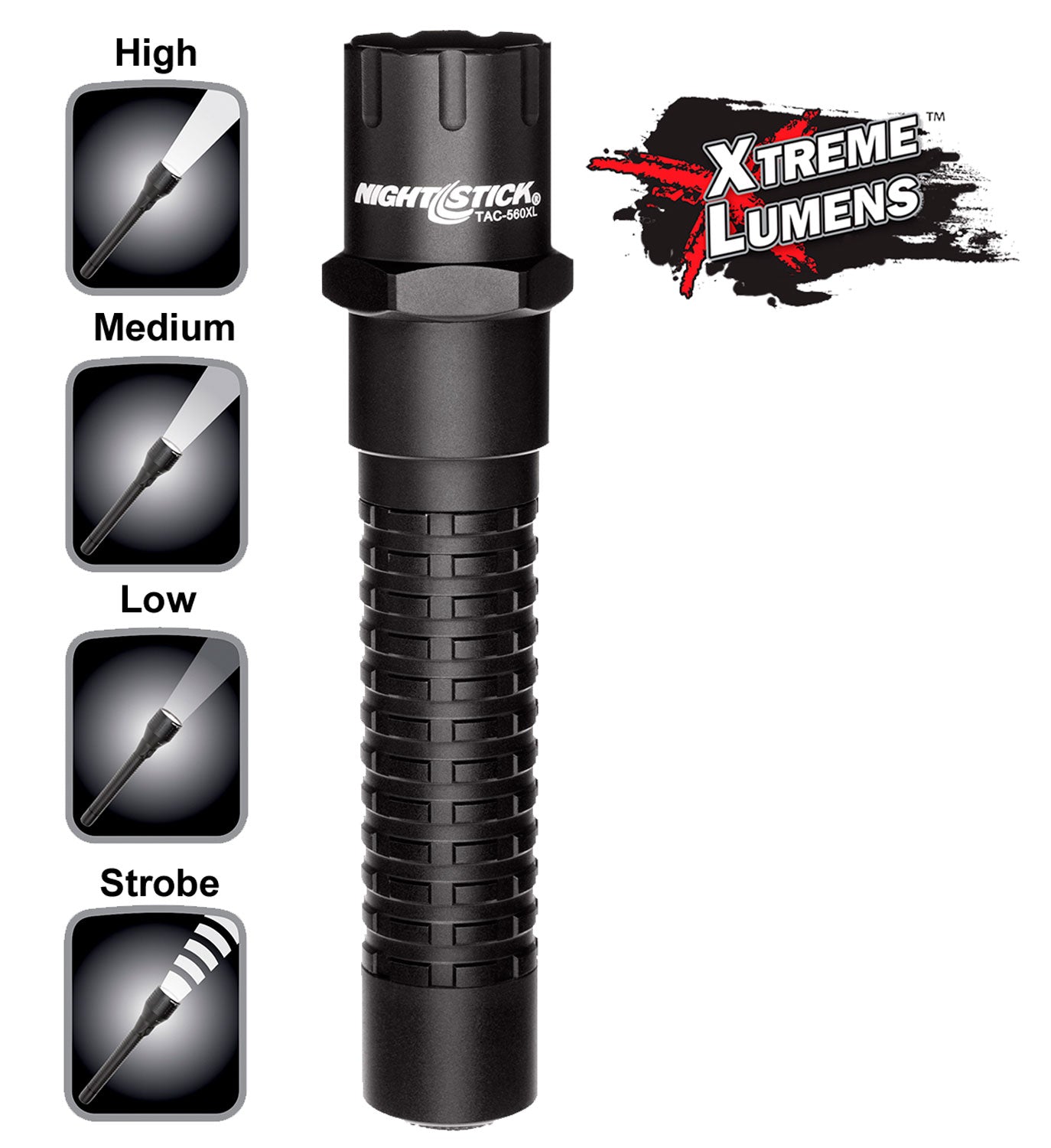 NSTICK TAC560XL  MULTI FNCTN FLSHLHT RCHRGABLE BLK