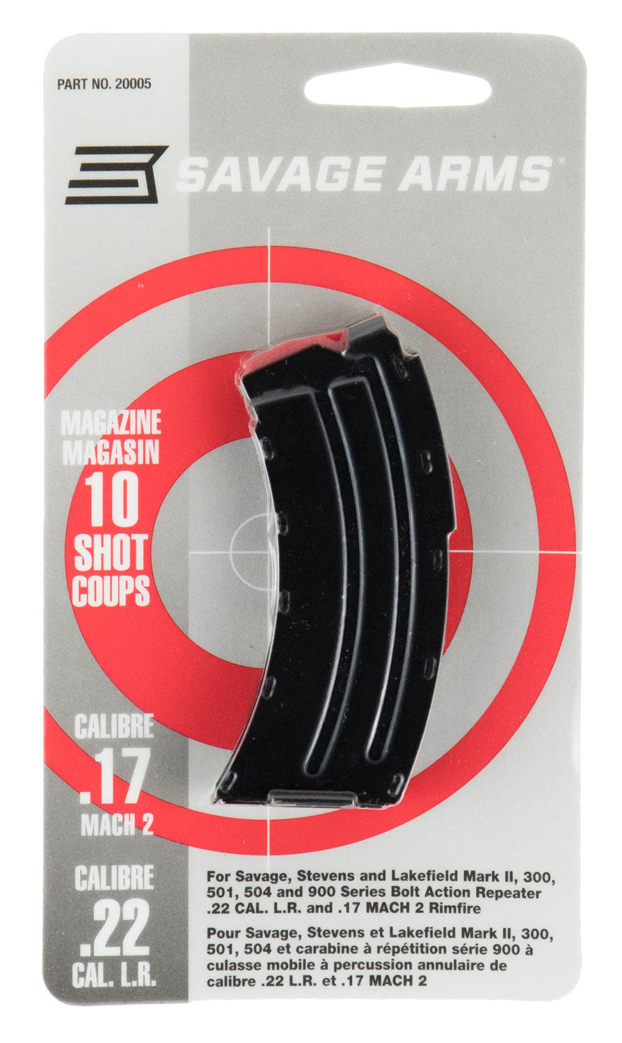 SAV 20005 MAG 22LR  MKII BL                   10RD