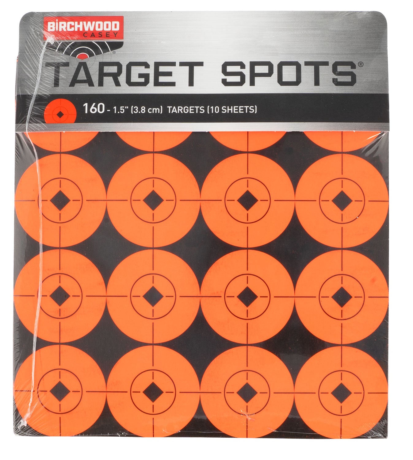 BIR 33904          TARGET SPOTS 1.5"160PK ORN