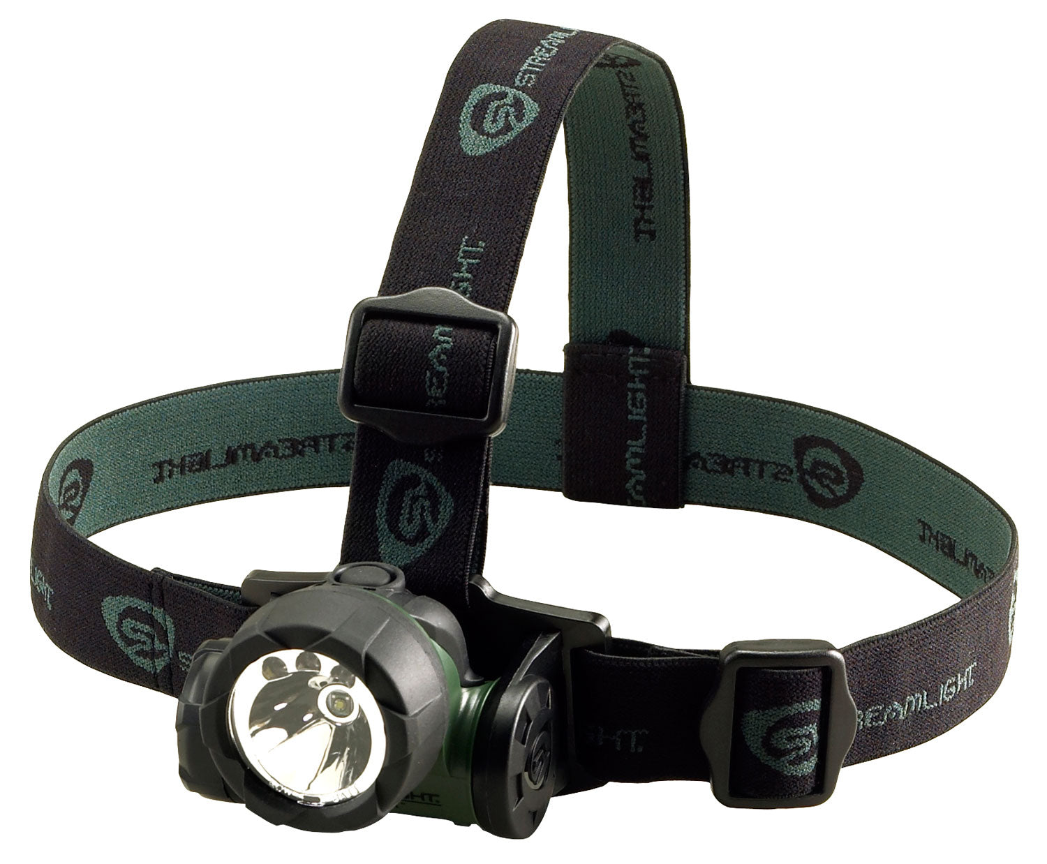 STL 61051  TRIDENT HEADLAMP WHT/GRN LED GREEN