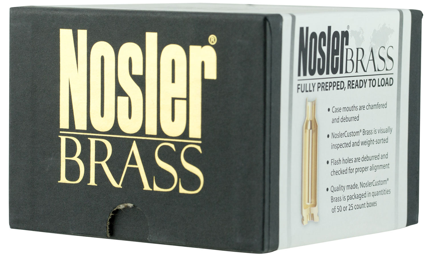 NOS 10067 CUSTOM BRASS 22 NOSLER    100