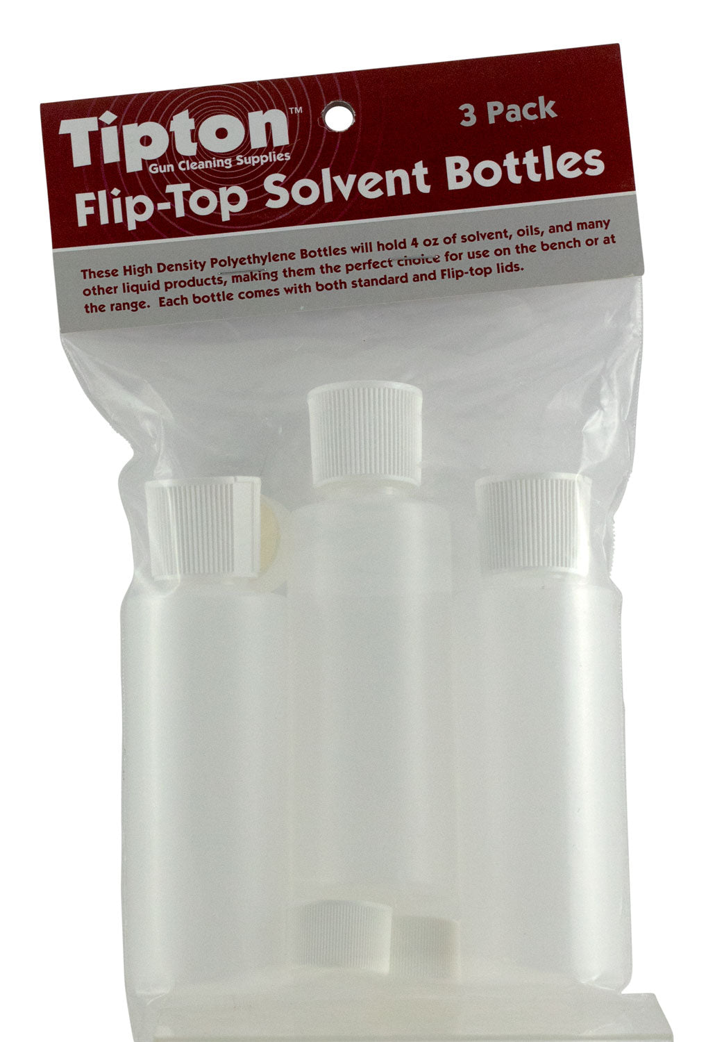TIPTON 197624  FLIPTOP SOLVENT BOTTLES 3PK