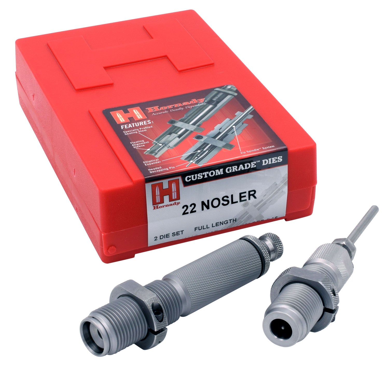 HORN 546207  SER3 2-DIE SET 22 NOSLER