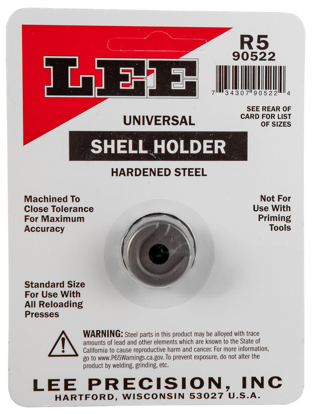 LEE 90522 SHELL HOLDER R5