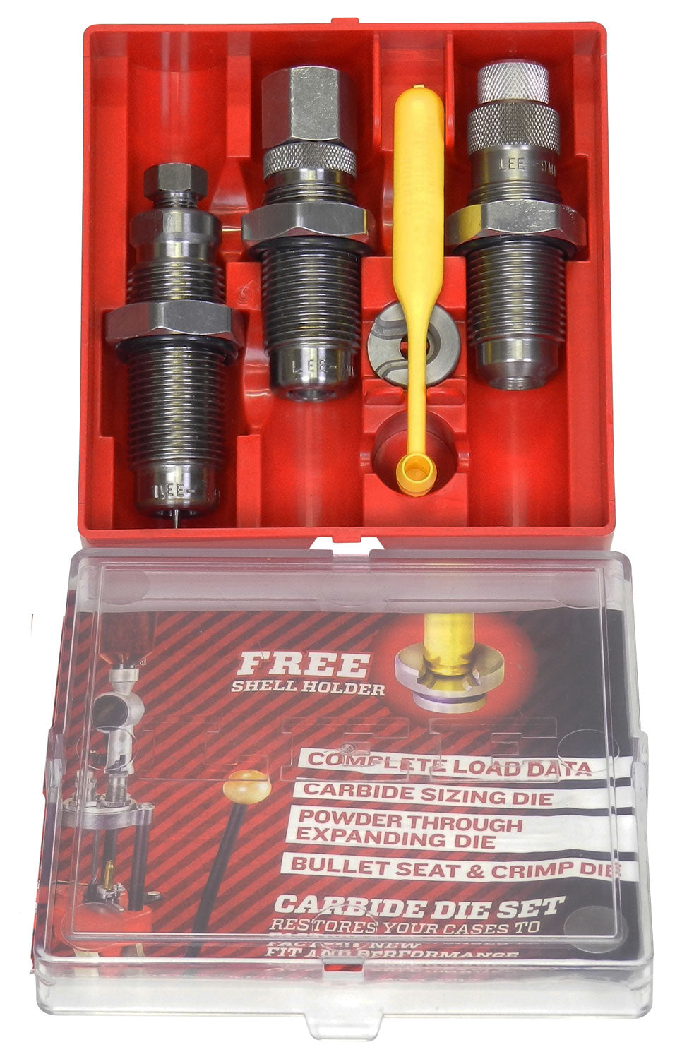 LEE 90176 3 DIE SET 9MM MAK CARBIDE