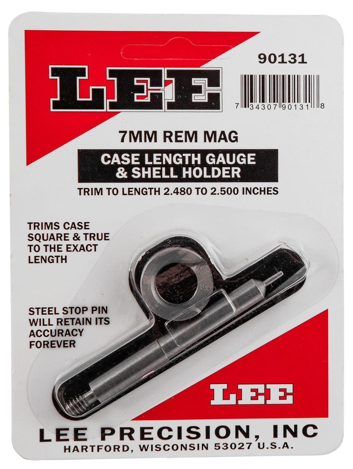 LEE 90131 GAUGE/HOLDER 7MM REM MAG