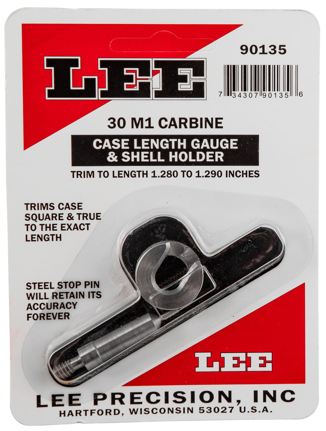LEE 90135 GAUGE/HOLDER 30M1 CARBINE