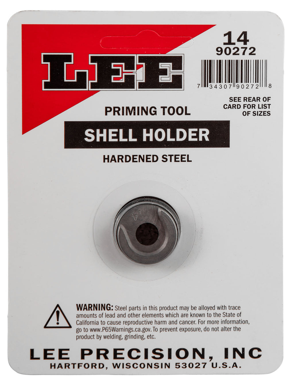 LEE 90272 SHELL HOLDER #14  AP ONLY