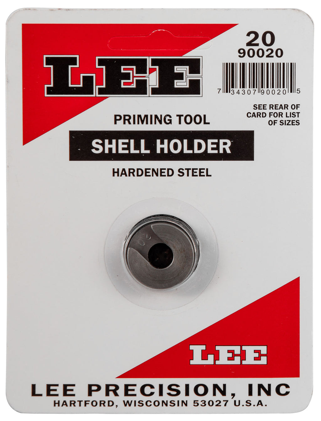 LEE 90020 SHELL HOLDER #20  AP ONLY