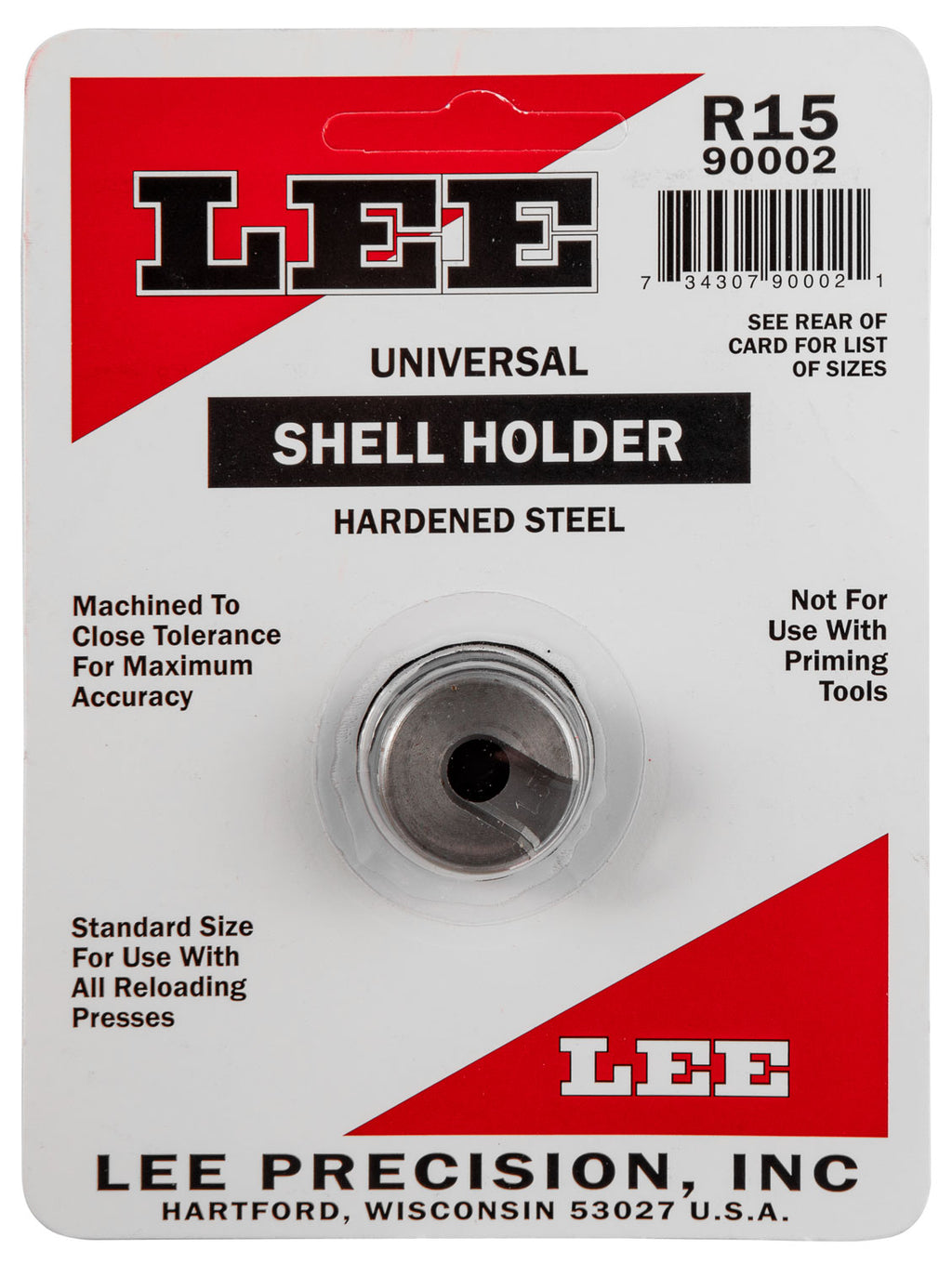 LEE 90002 SHELL HOLDER R15