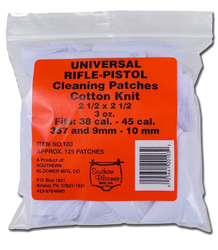 SBC 103  UNIV RIFLE/HG PATCHES   130 CT