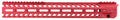 SI STRIKERAIL-155-RED  STRIKE RAIL MLOK 15.5" RED