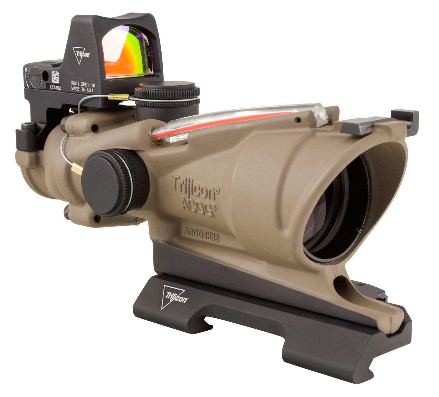 TRJ 100553 TA31D100553 CMBO 4X32/RMR2 3.25MOA FDE