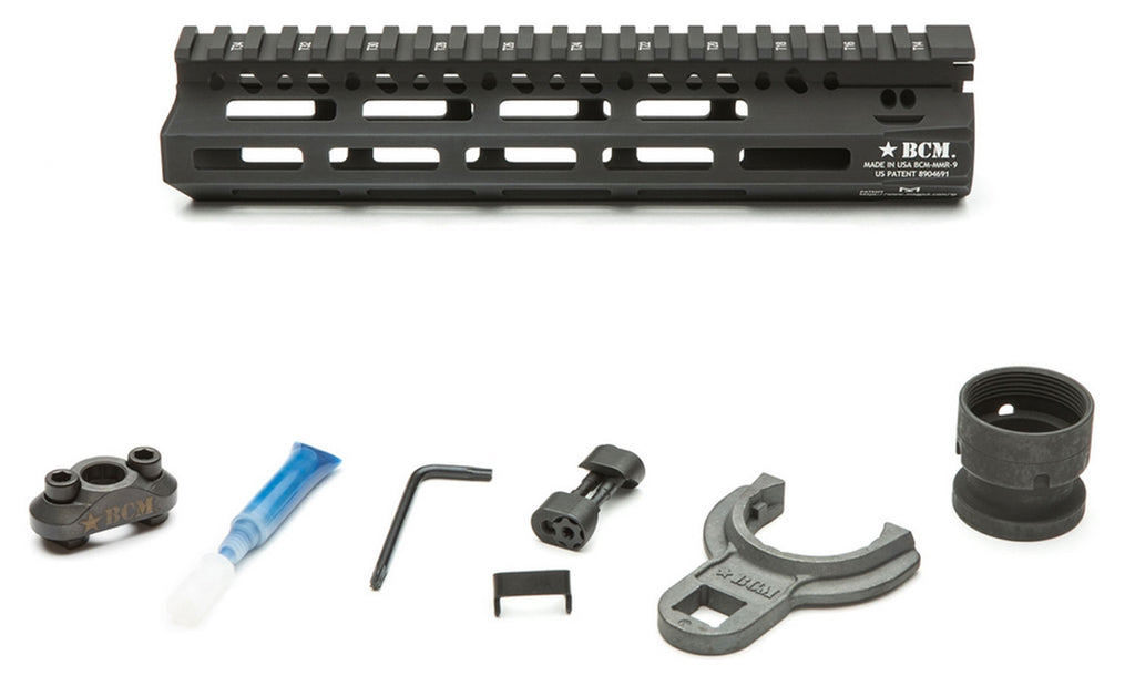 BCM MCMR-9-556-BLK     MCMR ALUM RAIL MLOK  9