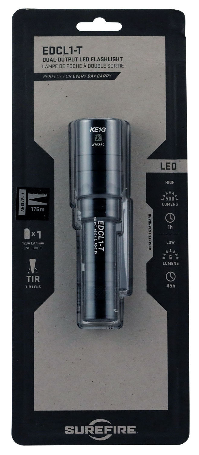SF EDCL1-T     ED CARRY TACT 3V DUAL 5/500  WH LED