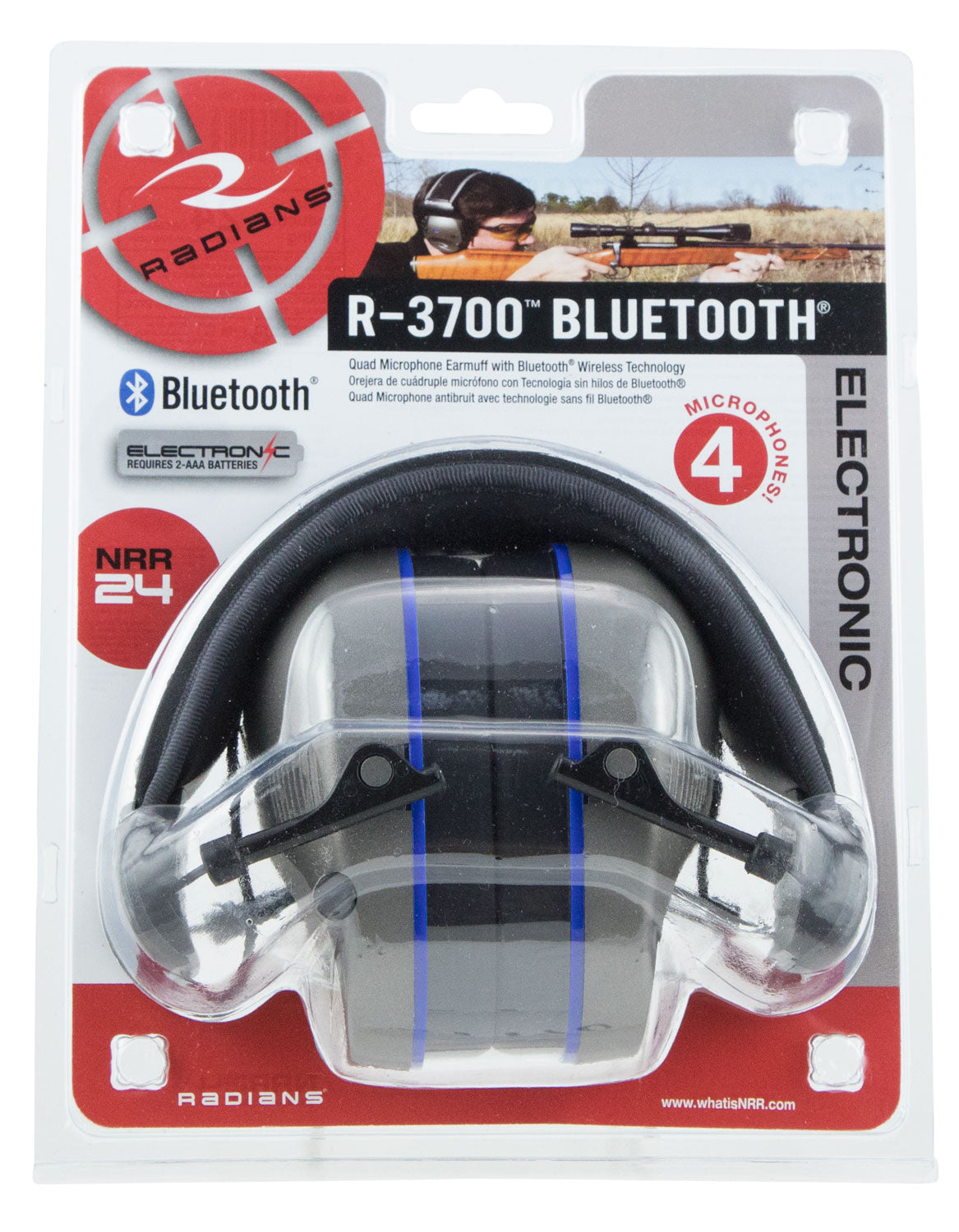 RAD R3700       BLUETOOTH QUAD MIC ELEC MUFF