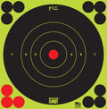 PROSHOT 6B-GREEN-12PK     6" SPLATTER BULLSEYE TRG
