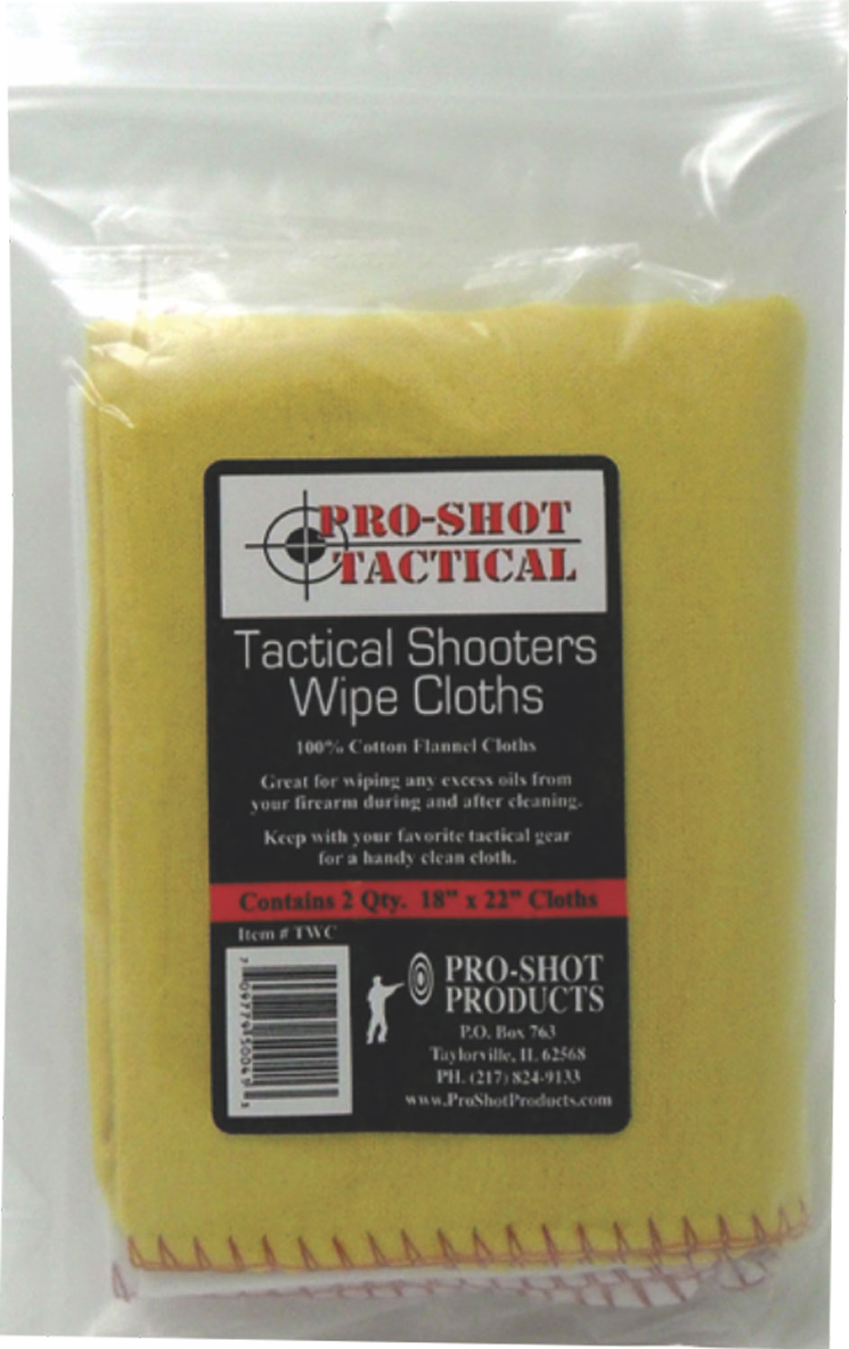 PROSHOT TWC        SHOOTERS WIPE CLOTH