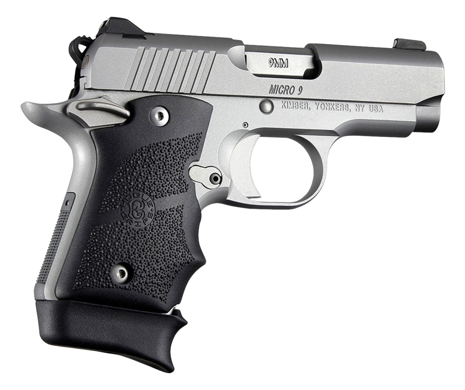 HOG 39080   RUBBER FG GRIP  KIMBER MICRO9 BLK