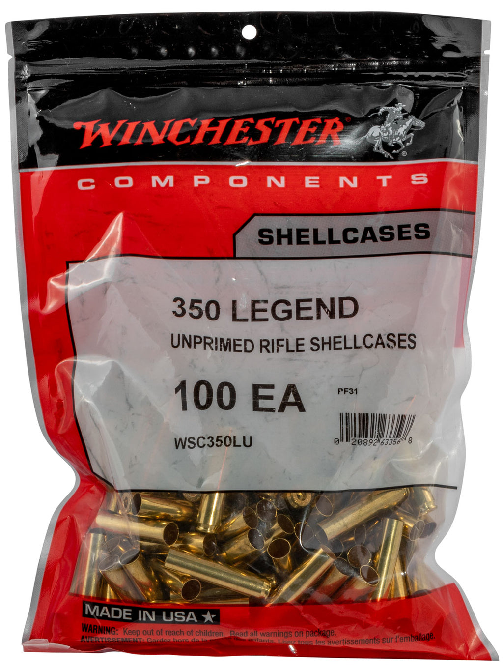 WIN WSC350LU      UNPCASE     350 LEG       100/BG