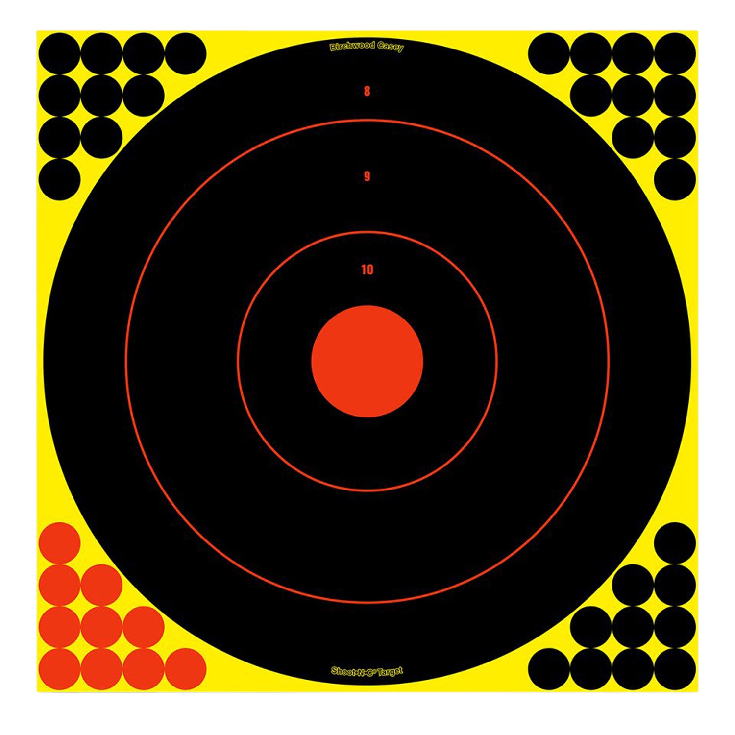 BIR 34186          SHOOT-N-C 17.25" BULLSE    12PK