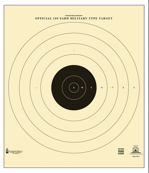 ACTION SR-1-100       100YD MLT BULLSEY TRGT 100BX