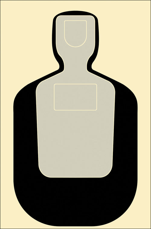 ACTION TQ-19-100      STND SILHTE  TARGET    100BX