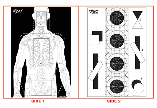 ACTION VTACP100       2SIDE TRGT TACTICL     100BX
