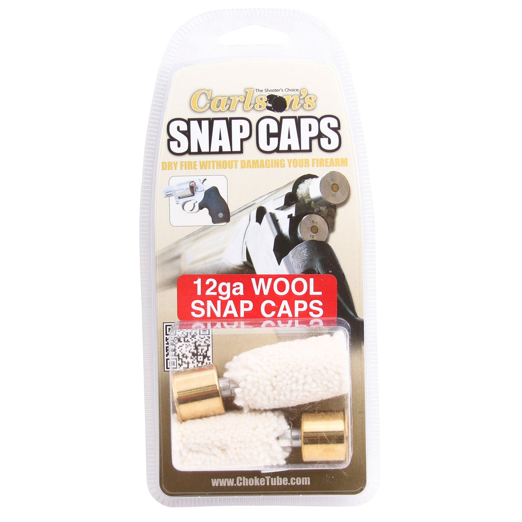 CARL 00108 WOOL SNAP CAPS BRASS 12GA