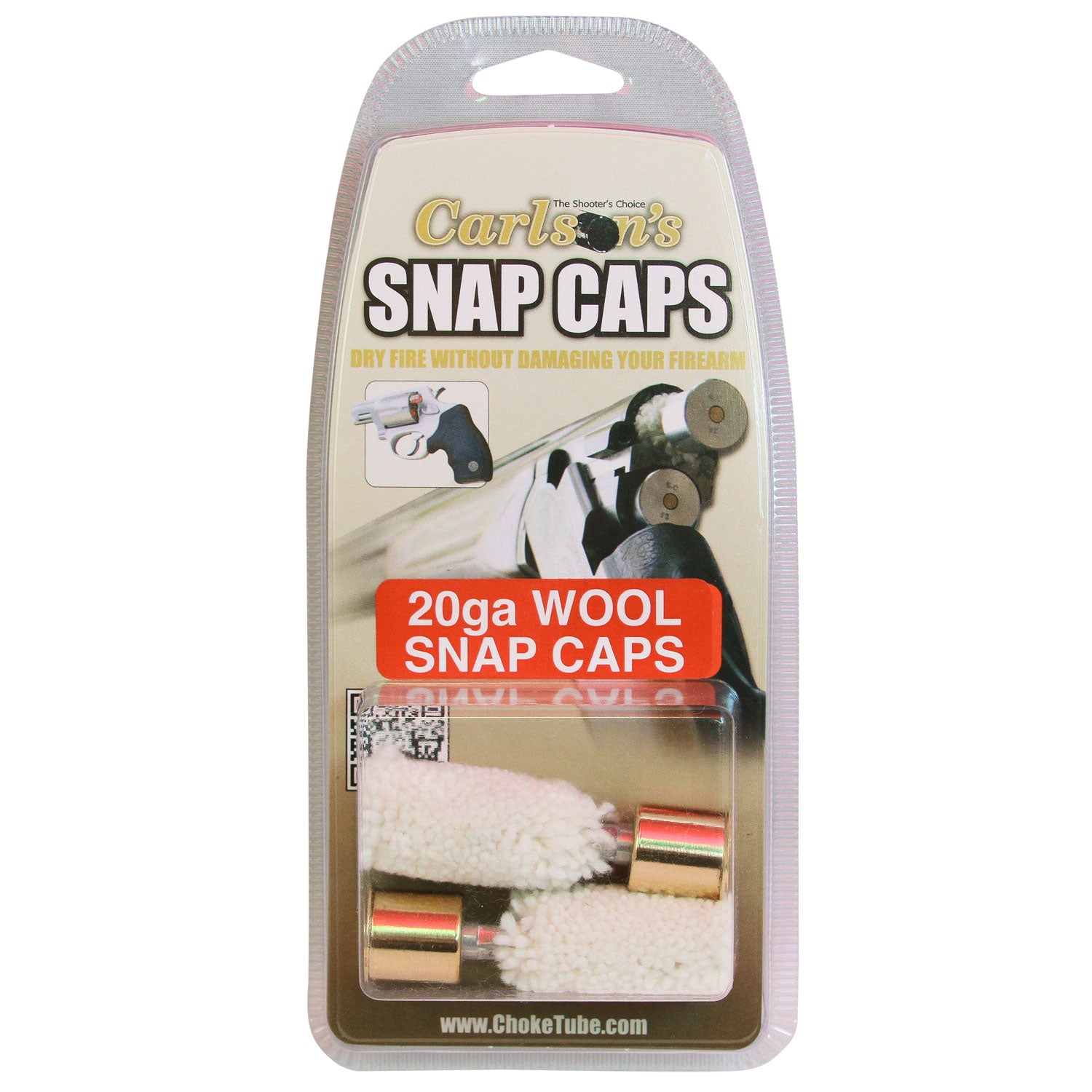CARL 00109 WOOL SNAP CAPS BRASS 20GA