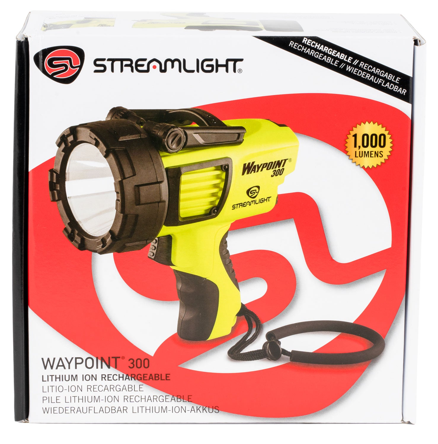 STL 44910  WAYPOINT 400 REC SPOTLIGHT YELLOW