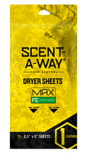 HS 07708             SCENTAWAY EARTH  DRYER SHEET