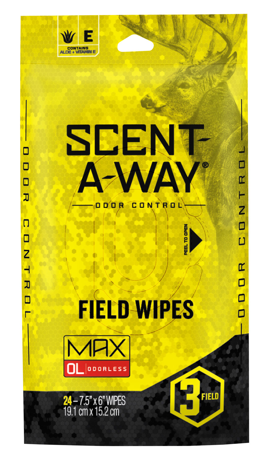 HS 07795             SCENTAWAY FIELD WIPES 24 PK