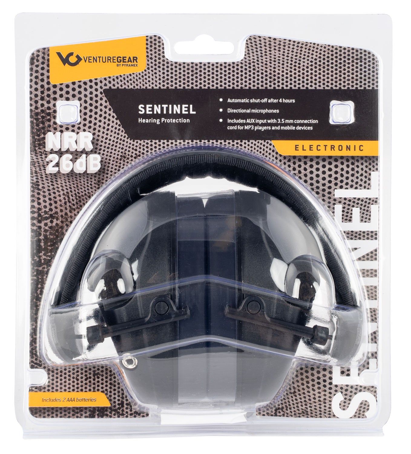 PYRA.VGPME20     SENTINEL ELEC MUFF NRR26 BLACK
