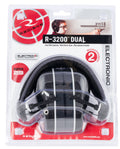 RAD R3200ECS    DUAL MIC ELEC MUFFS BLK/GRAY