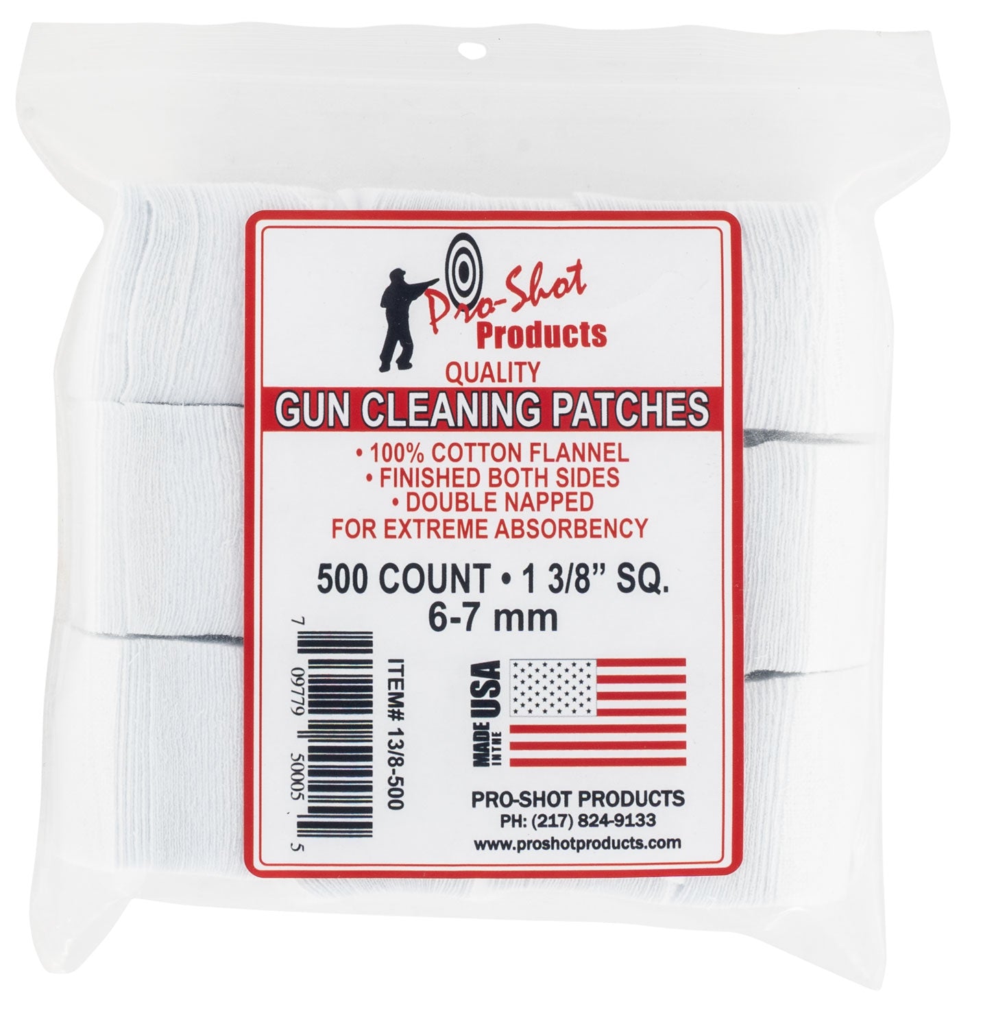 PROSHOT 13/8-500   6MM-7MM 13/8      PATCH 500