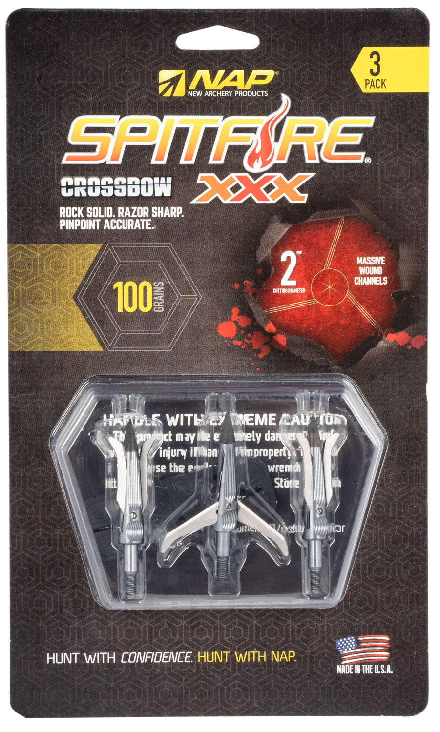 NAP 60-146        SPITFIRE XXX 100 X-BOW 3PK