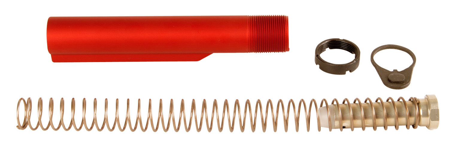 LBE MILBUFKT-RED AR15 MILSPEC TUBE KIT RED  BUFFER