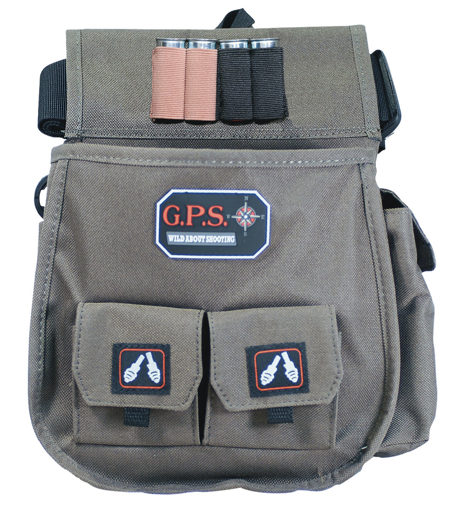 GPS 1093CSP     DLX SHELL PCH TWIN PCH BELT  OLIVE