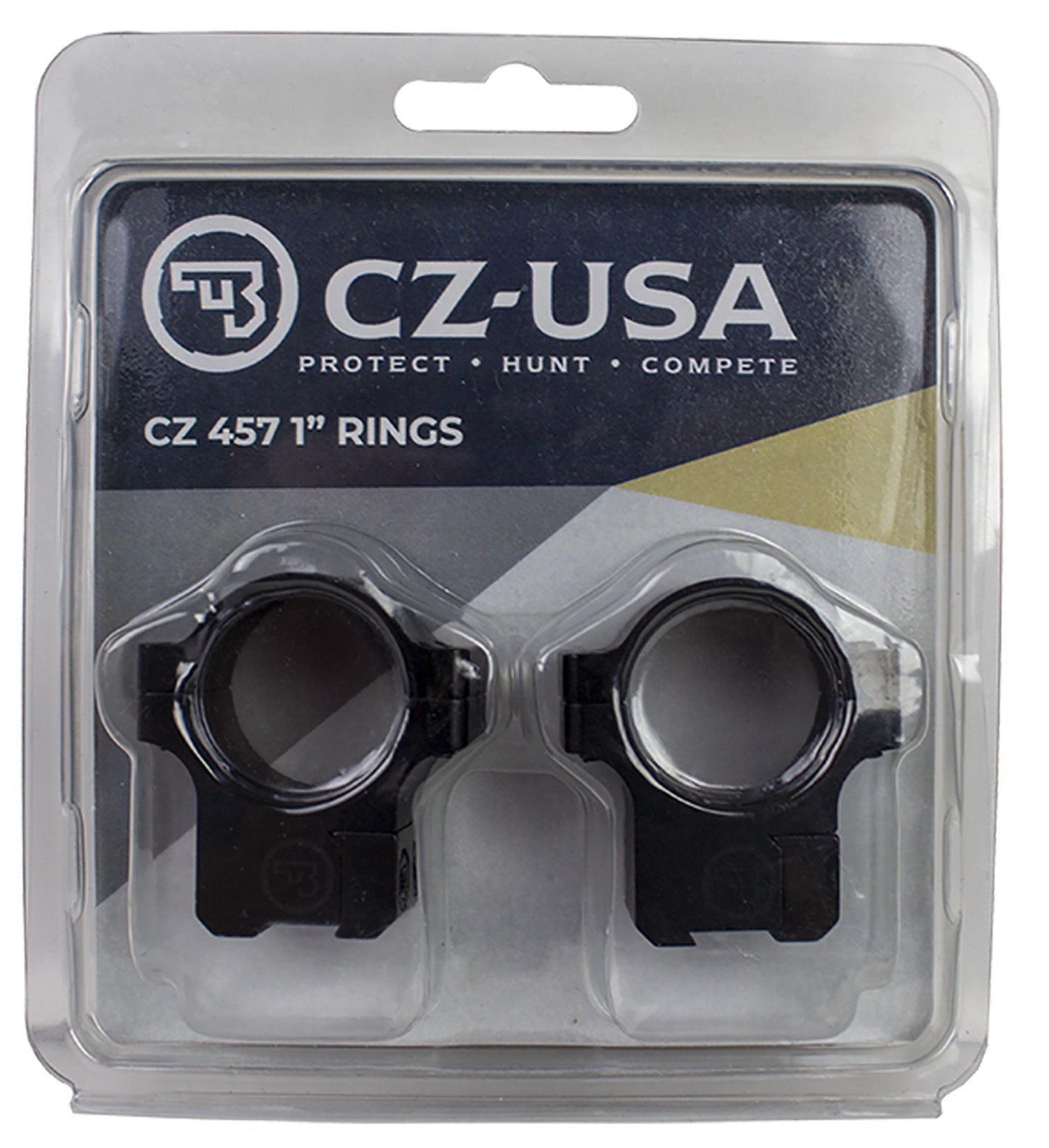 CZ 40086 ALUM SCOPE RINGS 1IN  CZ457 11MM DOVETAIL
