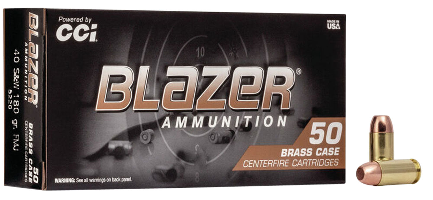 CCI 5220    BLAZER BRASS 40S  180 FMJ        50/20