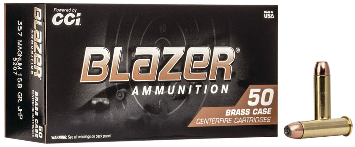 CCI 5207    BLAZER BRASS 357  158 JHP        50/20