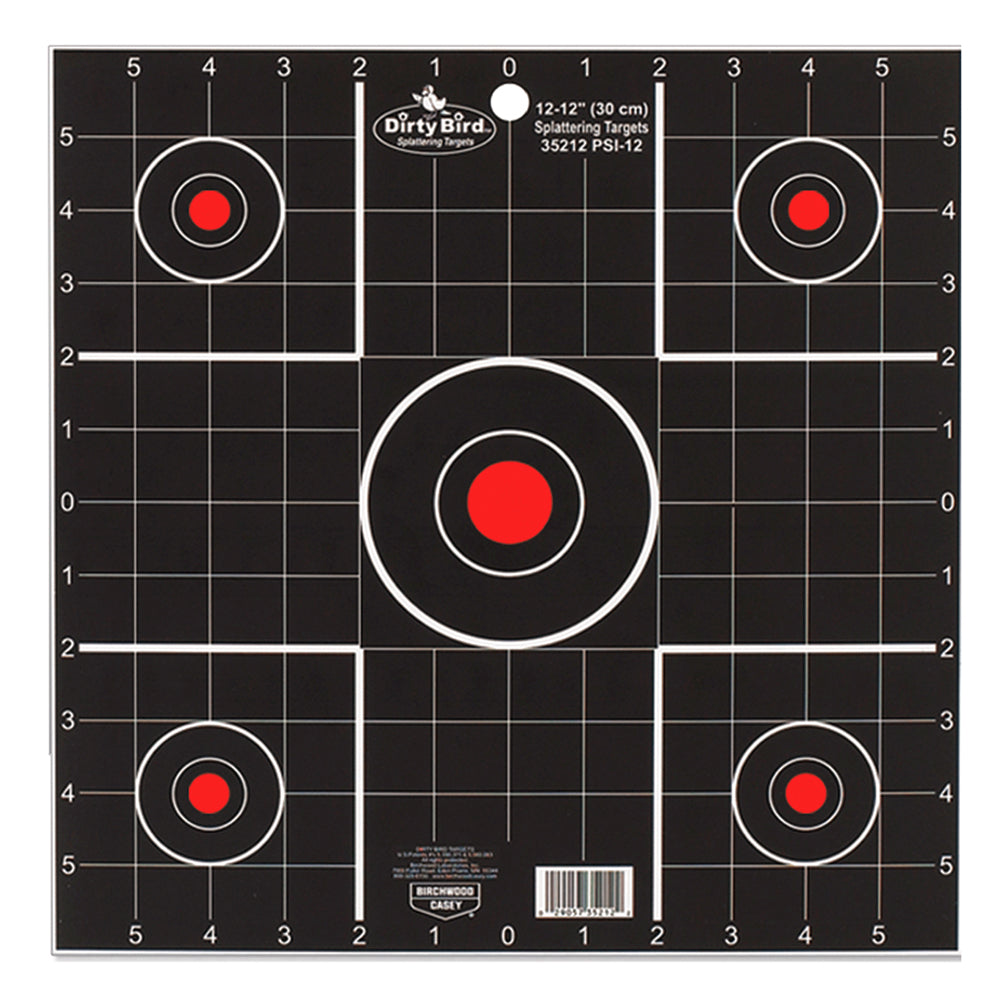 BIR 35212          DIRTYBRD 12" SIGHTIN TGT   12PK