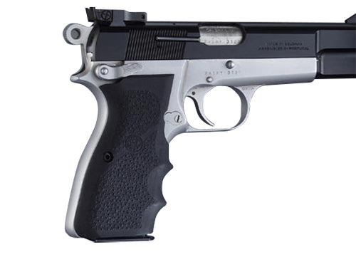 HOG 09000   RUBBER FG GRIPS BRN HI-POWER