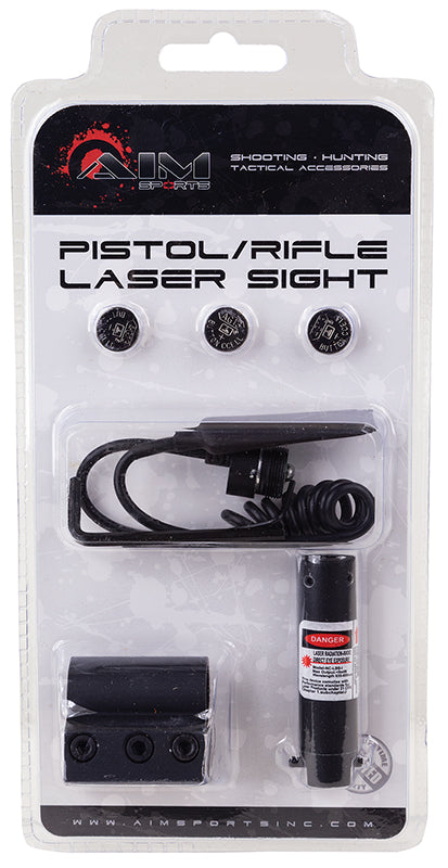 AIMSPORTS LH002     RED PSTL/RFL LSR W/ALLEN ADJ