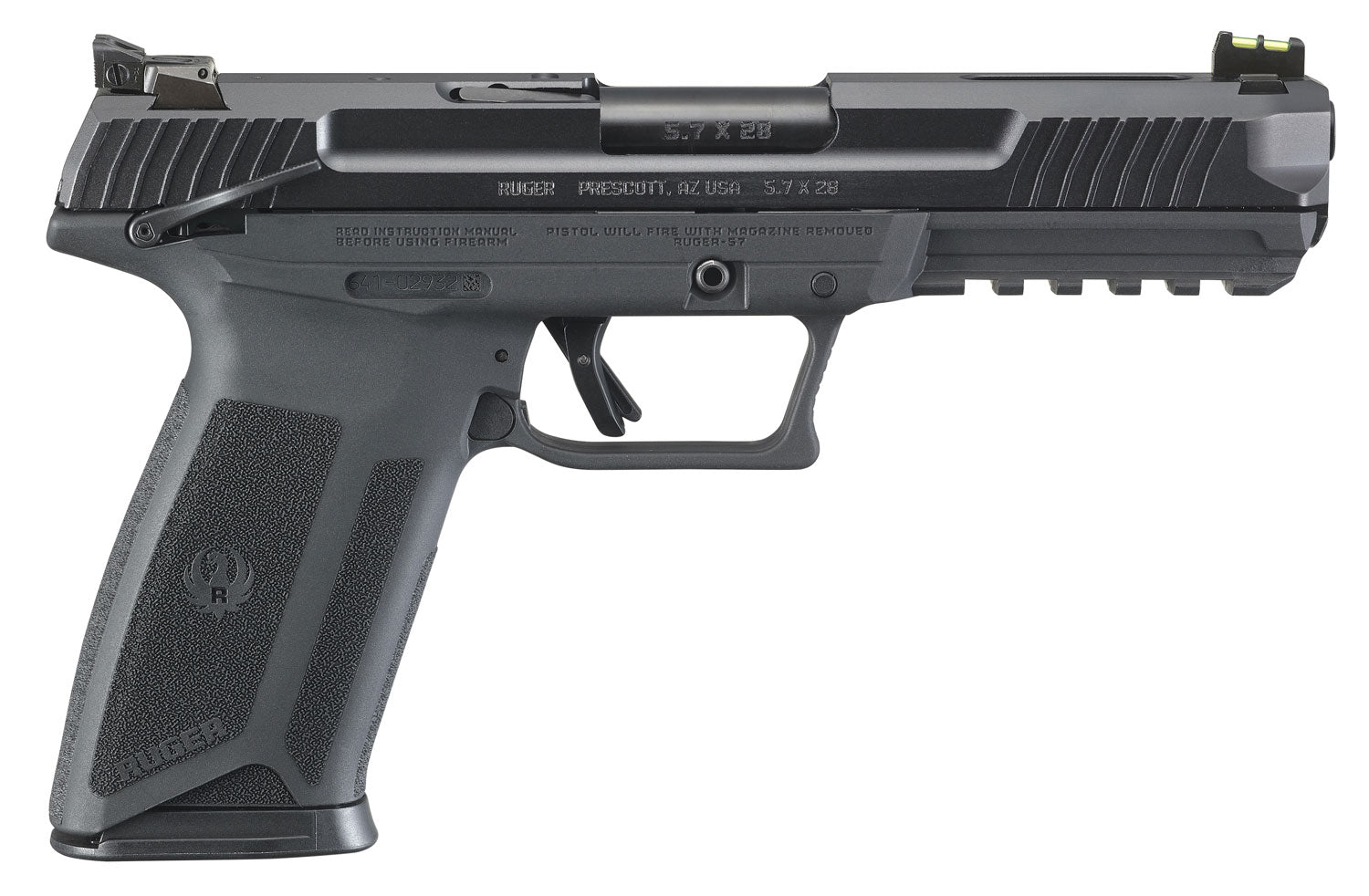 RUG 16401 RUGER-57    57X28 4.94 FO         20R BL