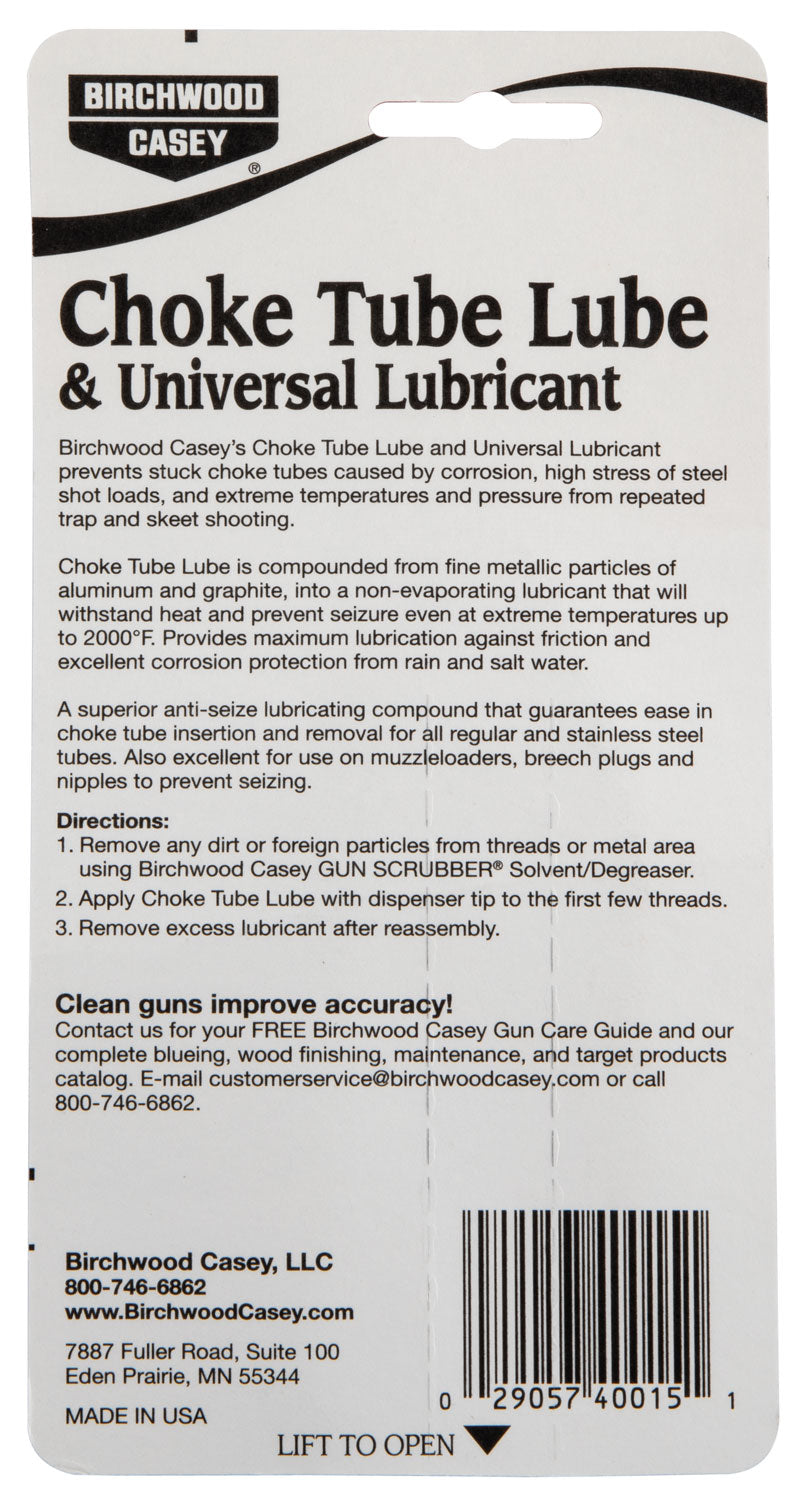 BIR 40015          CHOKE TUBE LUBE           .75OZ
