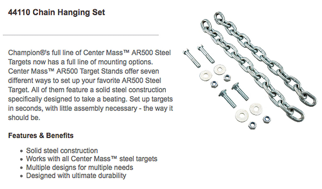 CHAMP 44110      CHAIN HANGING SET